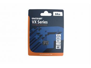 Thẻ nhớ Patriot VX V30 - 64GB - Nâng cao tốc độ và hiệu suất lưu trữ