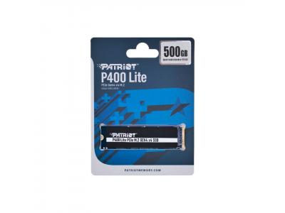 Ổ cứng SSD NVME Patriot P400 LITE 500GB M.2 2280 PCIE Gen4 x4 (3500MBS/2400MBS) - P400LP500GM28H