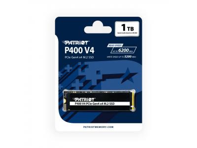 Ổ cứng SSD NVME Patriot P400 V4 1TB M.2 2280 PCIE Gen4 x4 (6200MBS/5200MBS) - P400VP1TBM28H