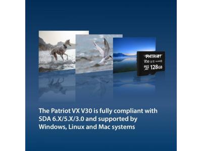 Thẻ nhớ Patriot VX V30 - 64GB - Nâng cao tốc độ và hiệu suất lưu trữ