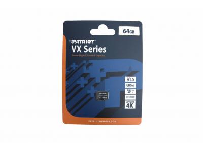 Thẻ nhớ Patriot VX V30 - 64GB - Nâng cao tốc độ và hiệu suất lưu trữ