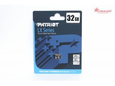 Thẻ nhớ Micro SDXC Patriot LX C10 Cao cấp 32GB Chính Hãng