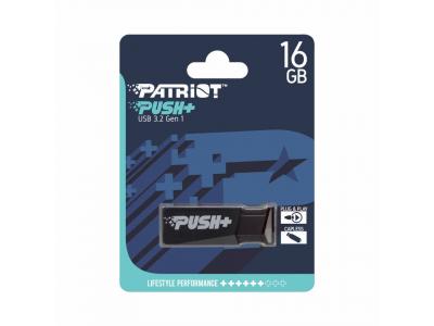 Patriot USB PushPlus 3.2 Gen.1 Flash Drives - 16GB