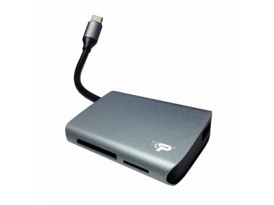 PCUSBS3CTS – bộ chuyển đầu đọc thẻ TF/SD chuyển USB-C sang USB-A 2.0 và 3.0