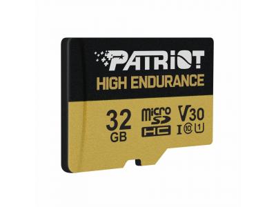 Thẻ nhớ Patriot EP MicroSDHC V30 High Endurance - Độ bền cao 32GB