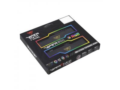 KIT RAM PATRIOT VIPER STEEL RGB 2X32GB DDR4 3600MHZ CHÍNH HÃNG