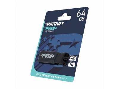 Patriot USB PushPlus 3.2 Gen.1 Flash Drives - 64GB